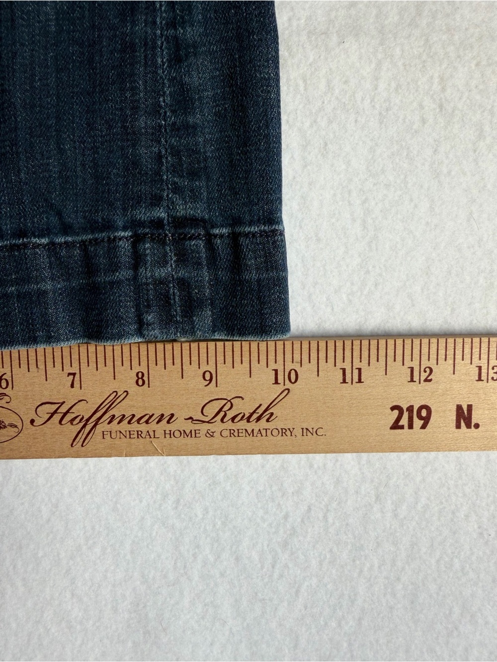 7 For All Mankind Dojo Jeans 29 Low Rise Flare Wide Leg Y2K Medium Wash - Picture 14 of 14